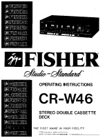 Fisher CRW-46 - Owners Manual